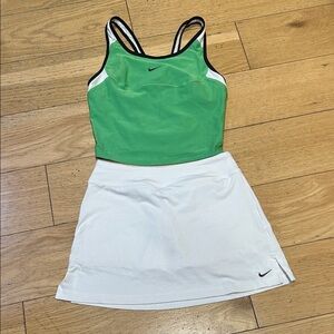 Nike Green and White Sports Set  small